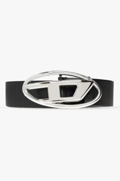 Diesel BLACK āOVAL D LOGO Bā belt