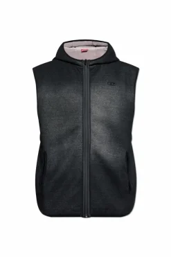 Diesel BLACK Padded vest S-HAKY