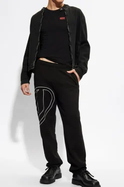 Diesel BLACK ‘P-MARKY-MEGOVAL-D’ sweatpants