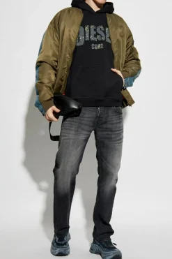 Diesel BLACK Printed sweatshirt S-BOXT-HOOD-R13