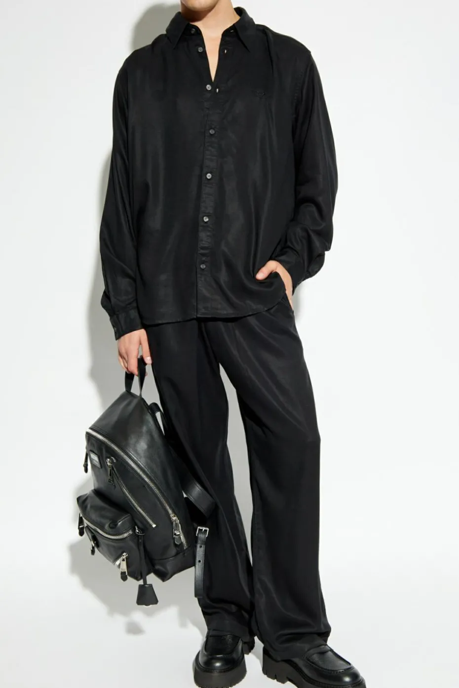 Diesel BLACK Shirt 'S-SIMPLY-C'