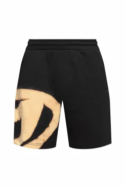 Diesel BLACK Shorts `P-CROW-BLEACH`