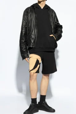 Diesel BLACK Shorts `P-CROW-BLEACH`