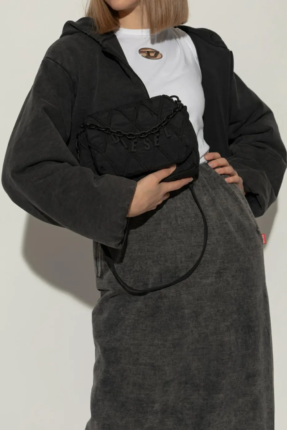 Diesel BLACK Shoulder bag HARM-D SHOULDER