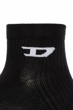 Diesel BLACK Socks SKM-D-ANKLE -9