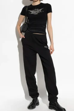Diesel BLACK Sweatpants ` P-LACYN-OD`