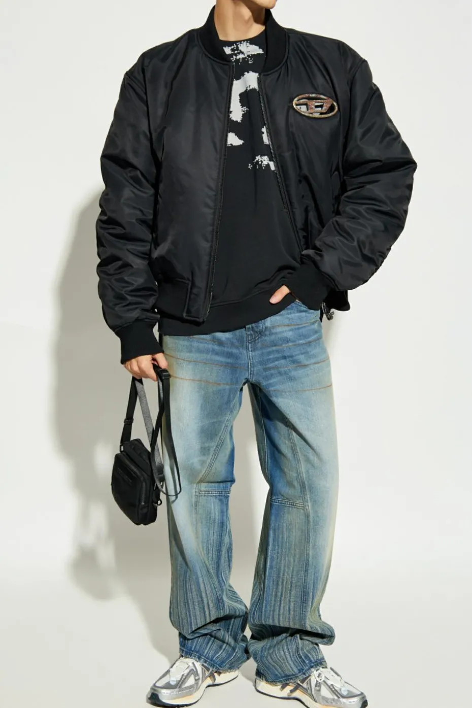 Diesel BLACK Sweatshirt S-BOXT-N5