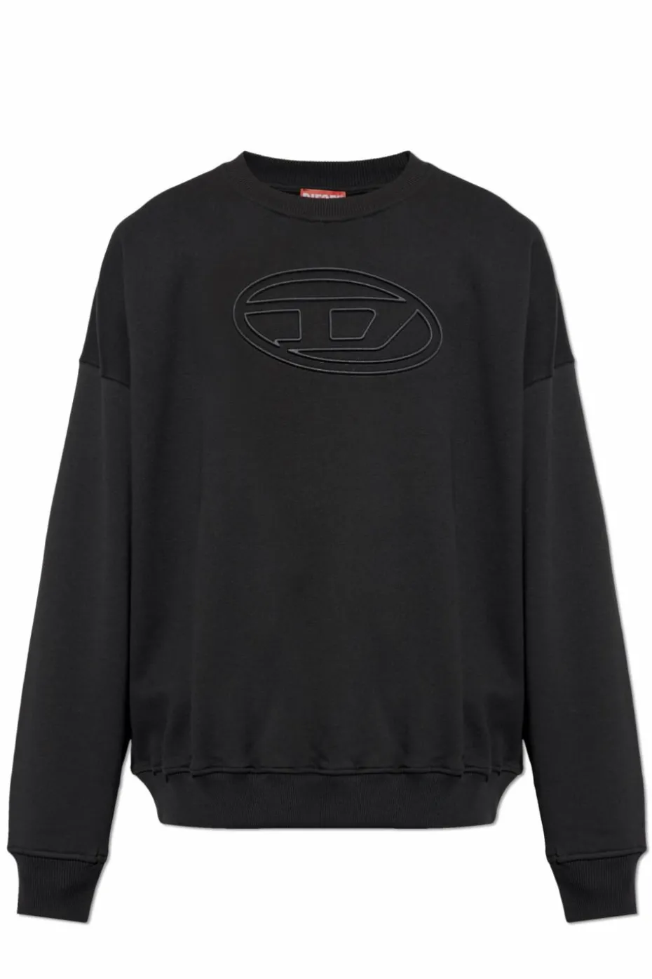 Diesel BLACK Sweatshirt ‘S-MART-BIGOVAL’