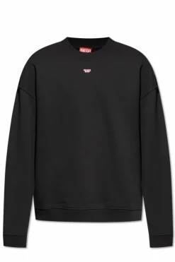 Diesel BLACK Sweatshirt with 'S-BOXT-D' logo