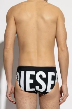 Diesel BLACK Swim briefs 'ALFIE-D-CORE'