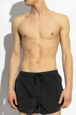 Diesel BLACK Swim trunks OLIVER-30-D-POP