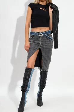 Diesel BLACK ‘T-ANGIE’ T-shirt