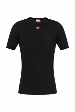 Diesel BLACK T-shirt D-RIBBER-N