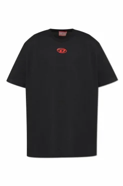 Diesel BLACK T-shirt 'T-ADJUST-OD'
