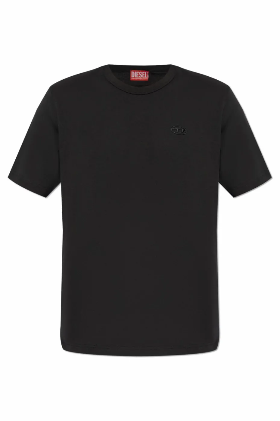 Diesel BLACK T-shirt T-ADJUST-SLITS-R17