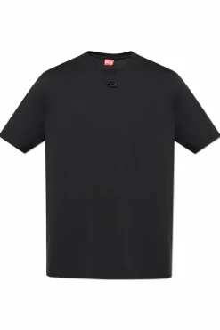 Diesel BLACK T-shirt 'T-ADJUST-MAREY'