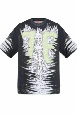Diesel BLACK T-shirt T-BOXT-78-R1