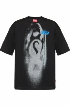 Diesel BLACK T-shirt `T-BOXT-T7`