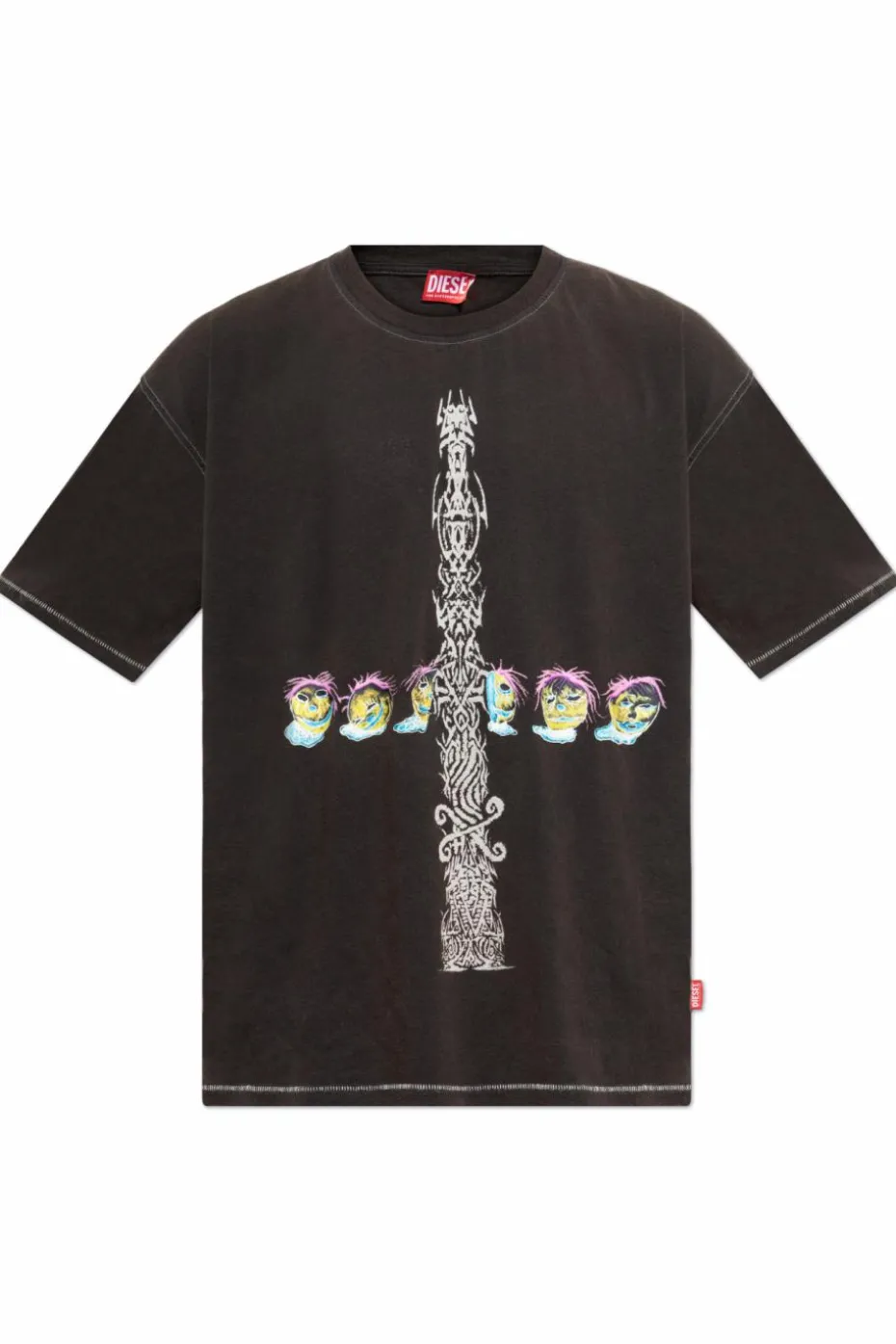 Diesel BLACK T-shirt T-BOXT-R4