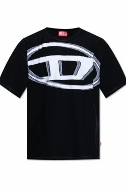 Diesel BLACK T-shirt T-DOXT