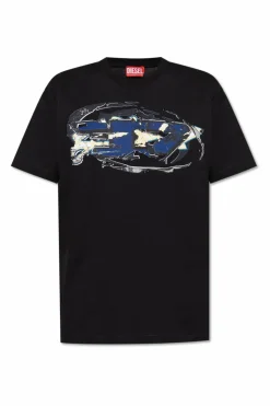 Diesel BLACK T-shirt `T-NORM-T11`