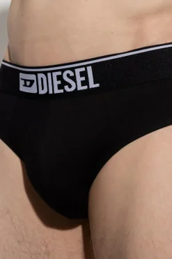 Diesel BLACK 'UMBR-ANDRE' briefs three-pack
