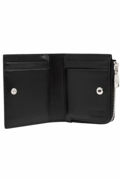 Diesel BLACK Wallet 1DR CARD HOLDER ZIP L