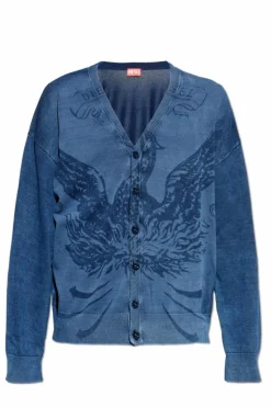 Diesel BLUE Cardigan `K-FENICAR`