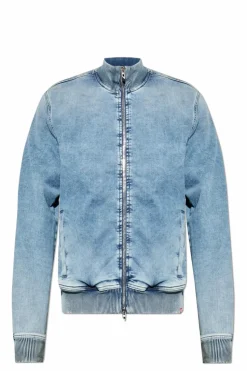 Diesel BLUE Denim jacket `D-BUZYE-S TRACK`