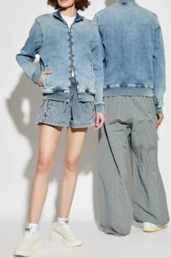 Diesel BLUE Denim jacket `D-BUZYE-S TRACK`