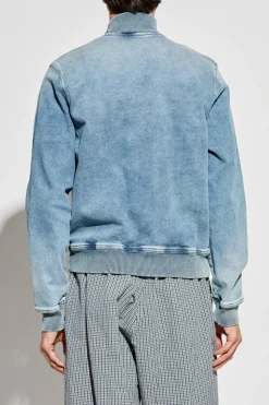 Diesel BLUE Denim jacket `D-BUZYE-S TRACK`
