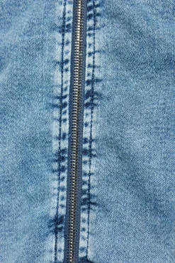 Diesel BLUE Denim jacket `D-BUZYE-S TRACK`