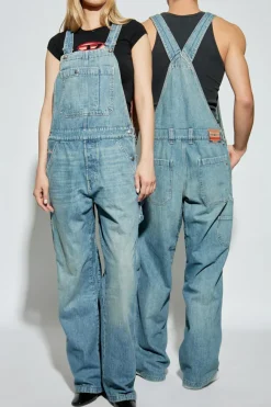 Diesel BLUE Denim jumpsuit `D-FRAMU-U`