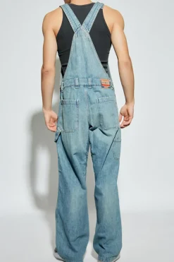 Diesel BLUE Denim jumpsuit `D-FRAMU-U`