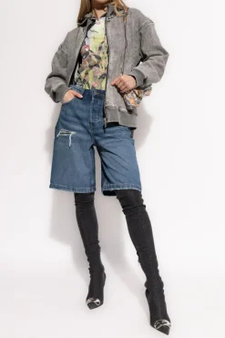 Diesel BLUE Denim shorts DE-SIRE-SHORT