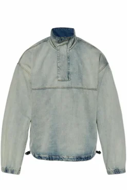 Diesel BLUE Denim sweatshirt D-FLOW-S1