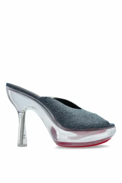 Diesel BLUE Heeled mules ` D-LAKE`