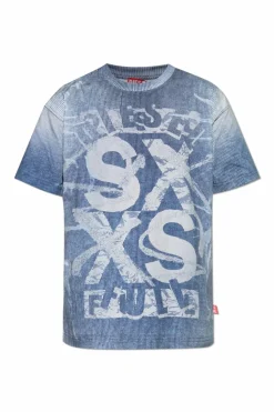 Diesel BLUE T-shirt T-NORM-R3