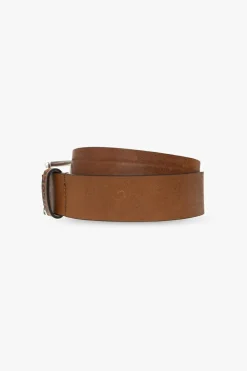 Diesel BROWN ‘DIESEL LOGO B-VISIBLE’ leather belt