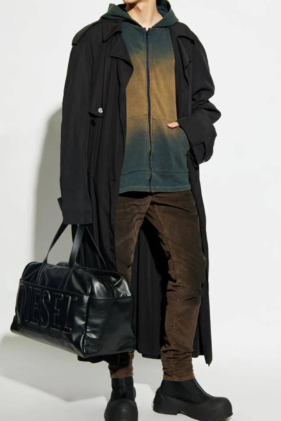 Diesel BROWN Hoodie ‘S-BLAXT-HOOD-ZIP’