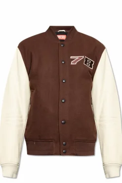 Diesel BROWN Jacket `L-KOPF`