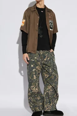 Diesel BROWN Shirt S-DAXHE