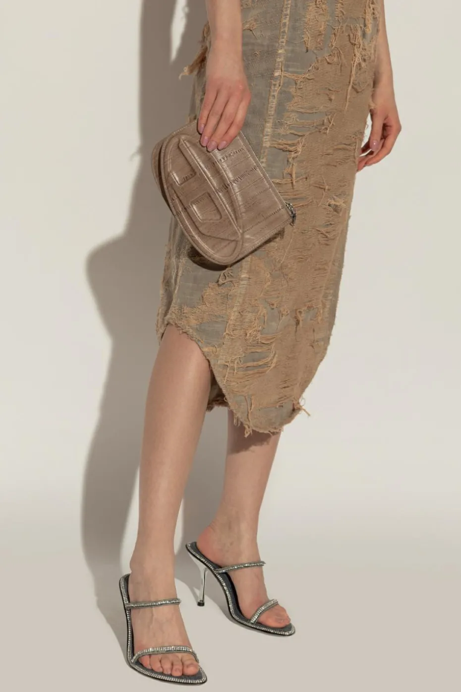 Diesel BROWN Shoulder bag 1DR 2.0 1DR TWIN