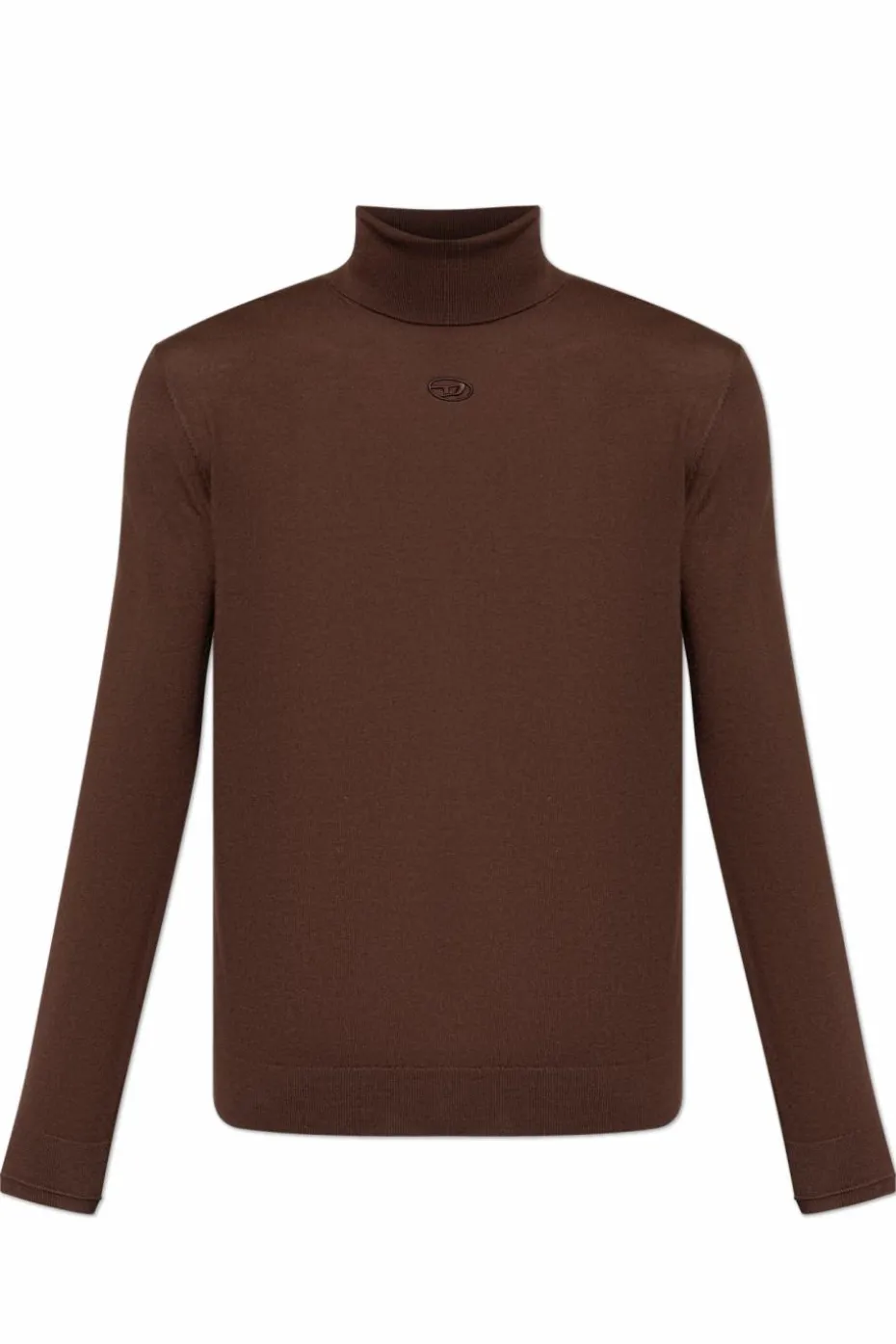 Diesel BROWN Wool turtleneck