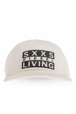 Diesel cream Baseball cap