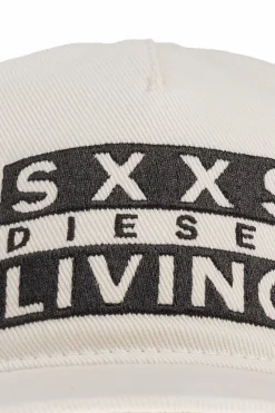 Diesel cream Baseball cap