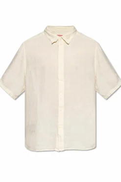 Diesel cream Shirt S-UCCLE-A