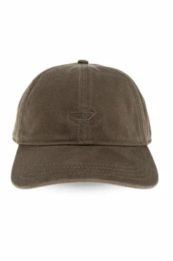 Diesel GREEN Cap with visor "C-RUN-WASH"