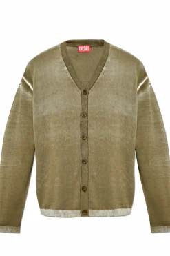 Diesel GREEN Cardigan K-LARENCE-CARDIGAN-B