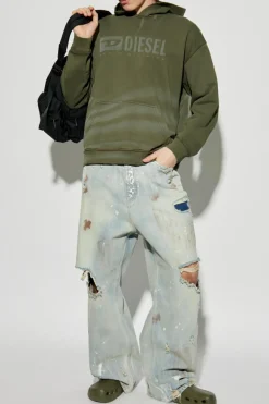 Diesel GREEN Hoodie S-BOXT-HOOD-R9